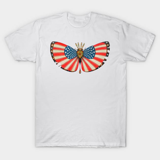 patriot moth T-Shirt by federicocortese